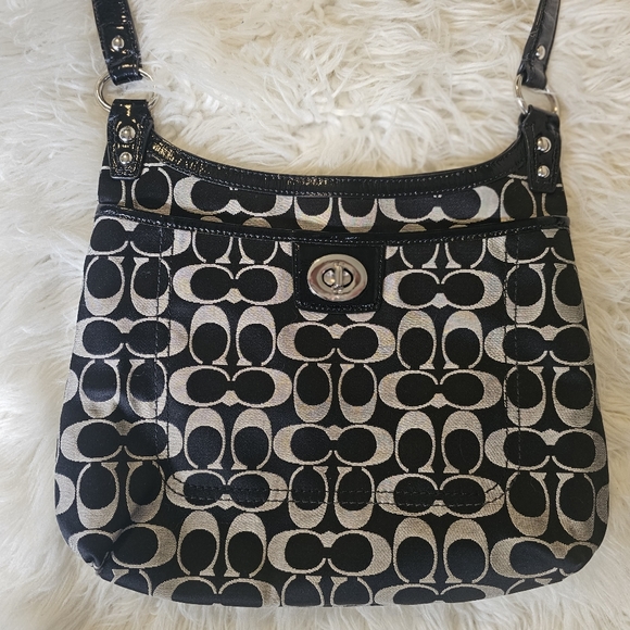 EUC Coach Poppy Canvas Handbag - Picture 3 of 12